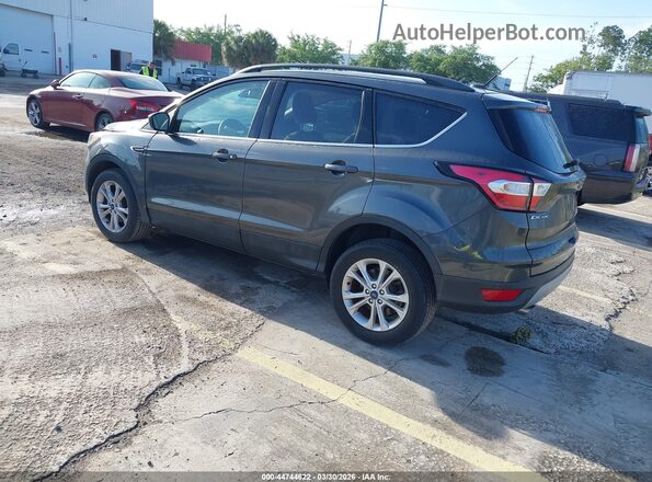 1FMCU0GD2JUD06603 2018 FORD ESCAPE Gray Rear left
