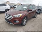 2018 Ford Escape Se Maroon vin: 1FMCU0GD4JUB28757