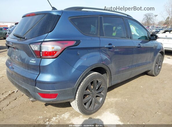 1FMCU0GD8JUA70636 2018 FORD ESCAPE Синий Задняя правая четверть