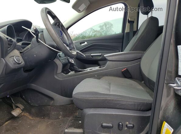 1FMCU0GD8KUA22748 2019 FORD ESCAPE Серый Вид салона спереди