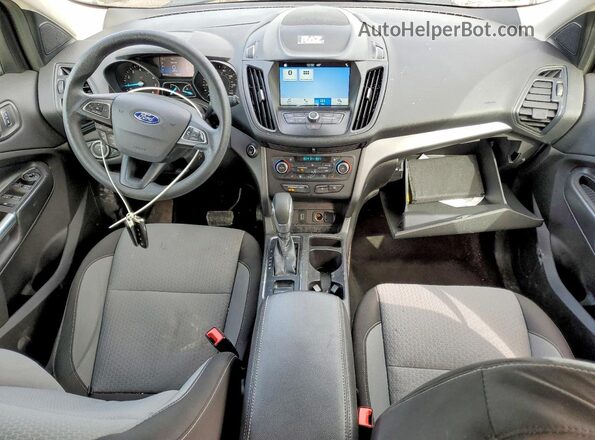 1FMCU0GD8KUA68192 2019 FORD ESCAPE Gray Widok deski rozdzielczej