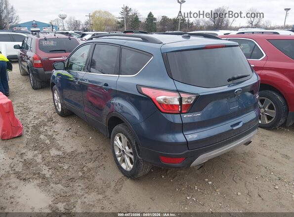1FMCU0GD9JUC85765 2018 FORD ESCAPE Blue Trasero izquierdo