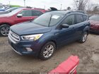 2018 Ford Escape Se Blue vin: 1FMCU0GD9JUC85765