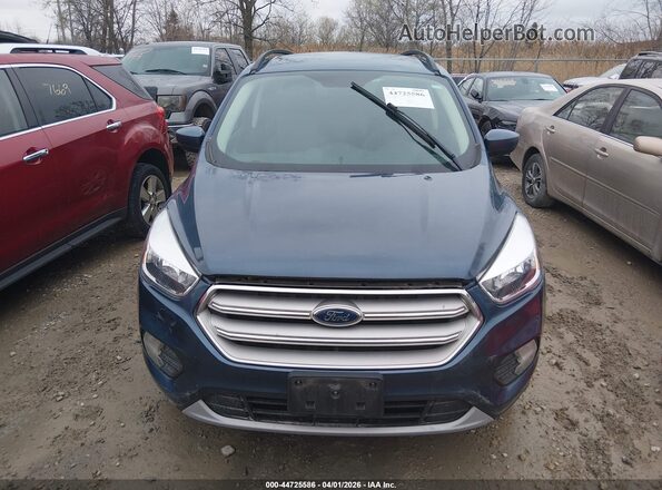 1FMCU0GD9JUC85765 2018 FORD ESCAPE Blue Vista del cuadro de instrumentos