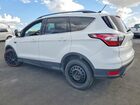 2018 Ford Escape Sel Белый vin: 1FMCU0HD9JUA72166