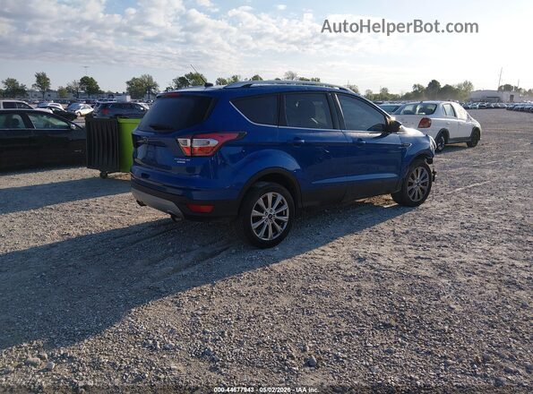 1FMCU0J90HUA51934 2017 FORD ESCAPE Синий Задняя правая четверть