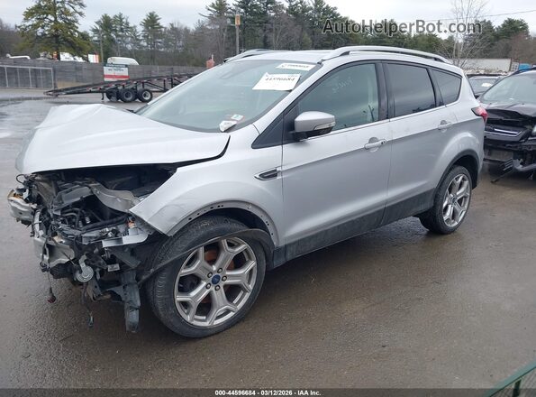 1FMCU0J90KUB90338 2019 FORD ESCAPE Silver Przód lewy
