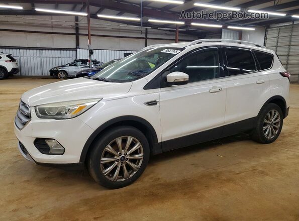 1FMCU0JD5HUD83694 2017 FORD ESCAPE Белый Передняя левая четверть