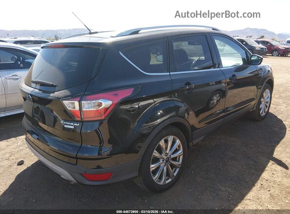1FMCU0JDXHUA00171 2017 FORD ESCAPE Black Tył prawy