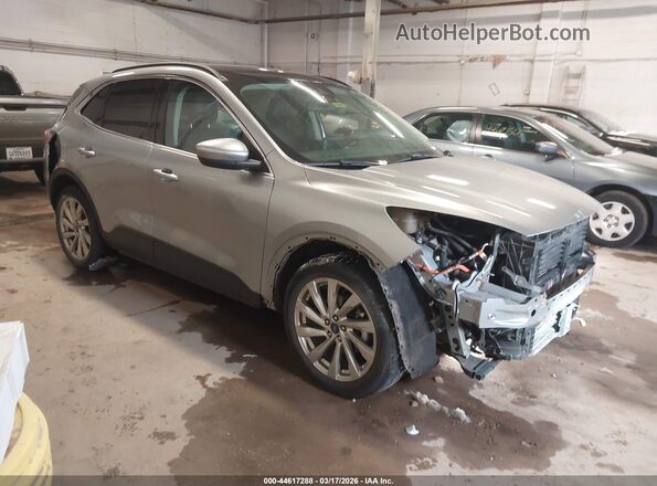 1FMCU9DZ2MUB15725 2021 FORD ESCAPE Silver Przód prawy