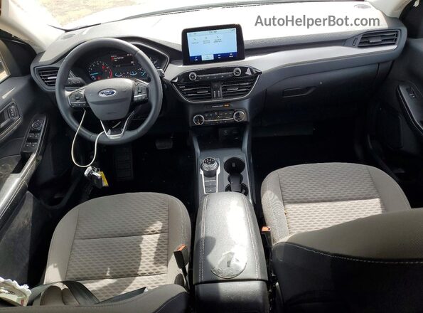 1FMCU9G66NUB67328 2022 FORD ESCAPE Серебряный Вид панели приборов