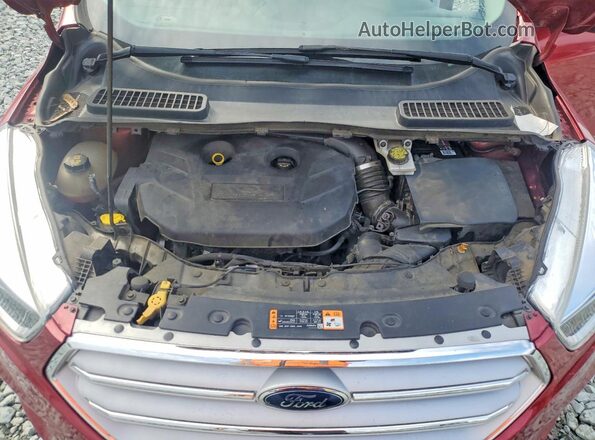 1FMCU9G95KUC08604 2019 FORD ESCAPE Red ძრავის განყოფილების ხედი