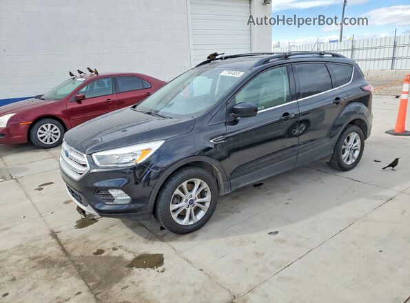1FMCU9GD1JUB44578 2018 FORD ESCAPE Black Przód lewy