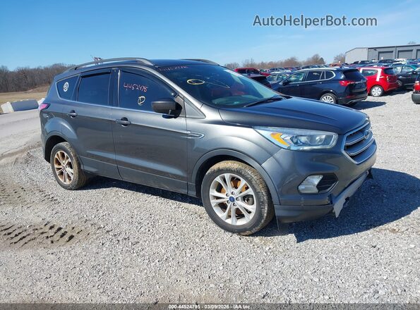 1FMCU9GD2HUC55263 2017 FORD ESCAPE Серый Передняя правая четверть