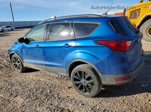 1FMCU9GD3KUC54744 2019 FORD ESCAPE Blue Tył lewy