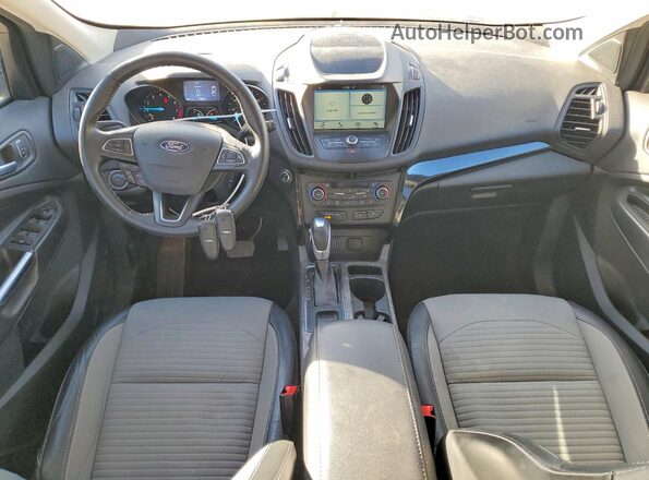 1FMCU9GD3KUC54744 2019 FORD ESCAPE Blue Widok deski rozdzielczej