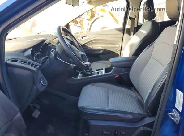 1FMCU9GD3KUC54744 2019 FORD ESCAPE Blue Widok wnętrza z przodu