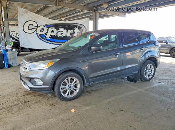 1FMCU9GD6HUE39346 2017 FORD ESCAPE Charcoal წინა მარცხენა ხედი სამი მეოთხედიდან