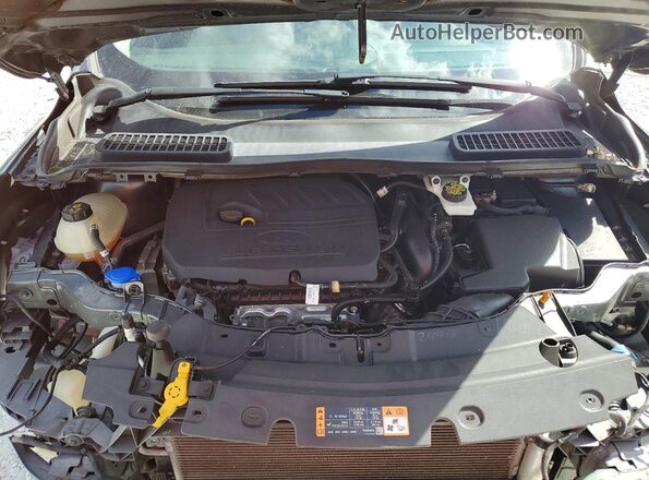 1FMCU9GD8JUD08182 2018 FORD ESCAPE Угольный Вид задней части салона