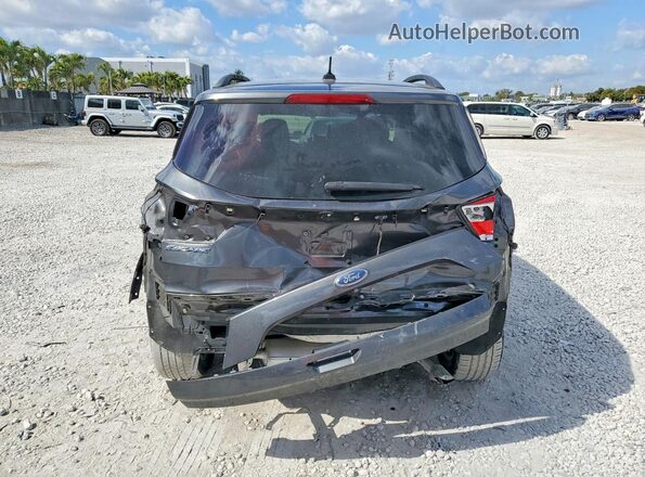 1FMCU9GD8JUD08182 2018 FORD ESCAPE Угольный Вид сзади