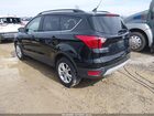 2019 Ford Escape Sel Черный vin: 1FMCU9HD3KUB76447