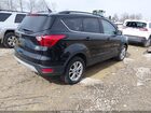 2019 Ford Escape Sel Черный vin: 1FMCU9HD3KUB76447