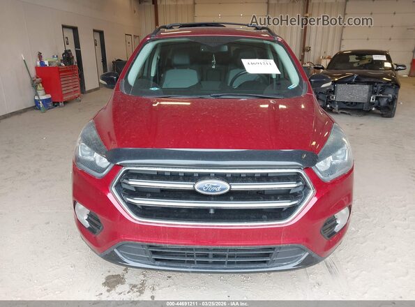 1FMCU9J96HUD19129 2017 FORD ESCAPE Красный Вид щитка приборов