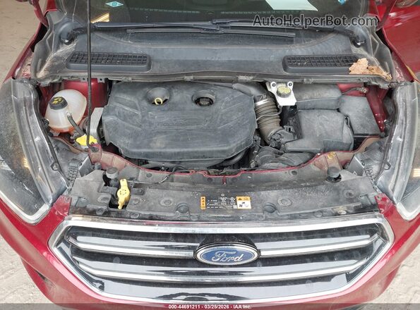 1FMCU9J96HUD19129 2017 FORD ESCAPE Красный Вид сзади