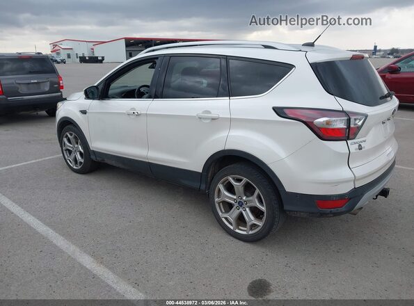 1FMCU9J97HUA33287 2017 FORD ESCAPE Белый Задняя левая четверть