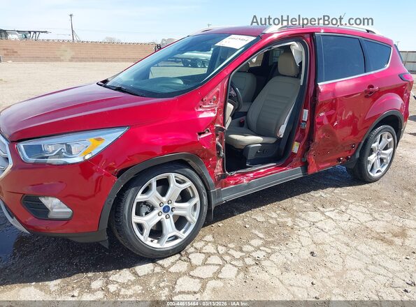 1FMCU9J9XKUB60753 2019 FORD ESCAPE Red Widok z przodu