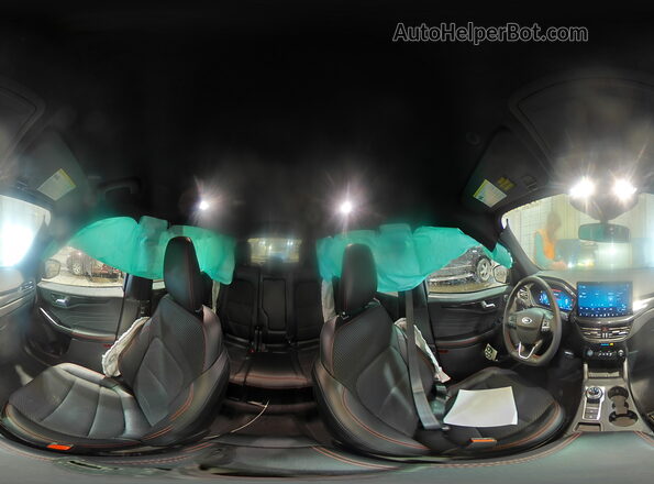 1FMCU9NA8SUB71268 2025 FORD ESCAPE Черный Панорамный вид салона 360°