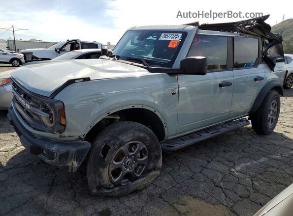 1FMEE5BP1PLB29674 2023 FORD BRONCO Серый Передняя левая четверть