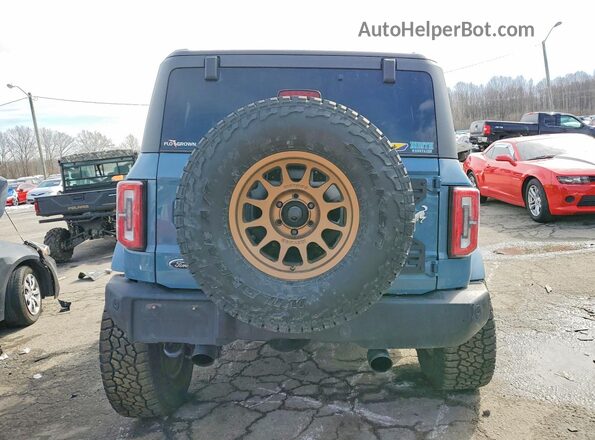 1FMEE5BP2NLB71235 2022 FORD BRONCO Blue Widok z tyłu