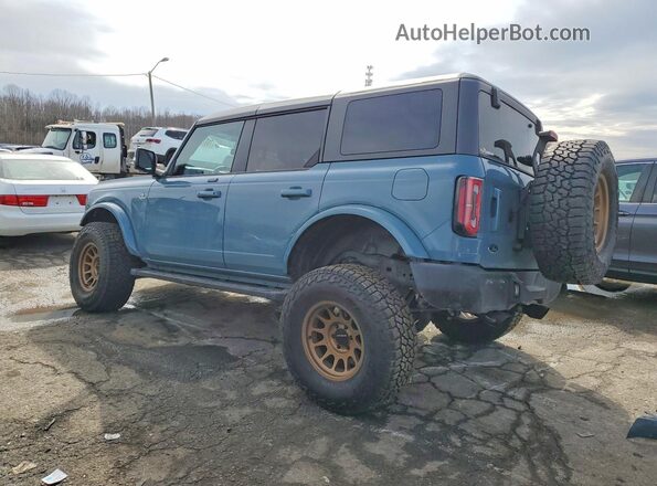1FMEE5BP2NLB71235 2022 FORD BRONCO Blue Tył lewy