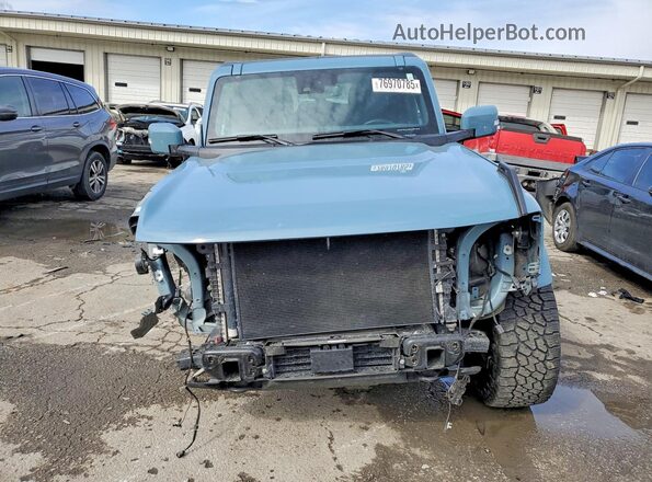 1FMEE5BP2NLB71235 2022 FORD BRONCO Blue Widok z przodu