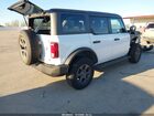 2023 Ford Bronco Big Bend White vin: 1FMEE5BPXPLC08454 2023 Ford Bronco Big Bend White vin: 1FMEE5BPXPLC08454