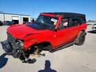 2021 Ford Bronco Base Red vin: 1FMEE5DP2MLA62107