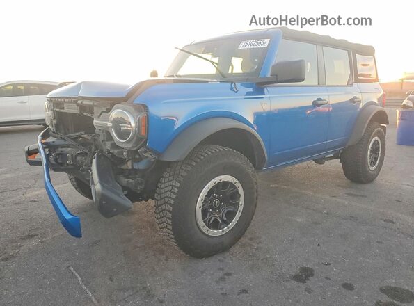 1FMEE5DP6MLB03869 2021 FORD BRONCO Blue Przód lewy