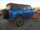 2021 Ford Bronco Base Blue vin: 1FMEE5DP6MLB03869