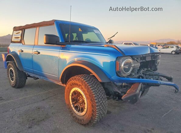 1FMEE5DP6MLB03869 2021 FORD BRONCO Blue Przód prawy
