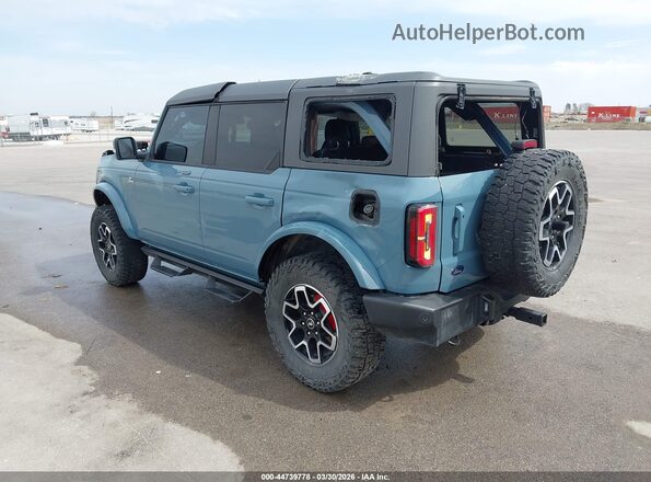 1FMEE5DP6PLB59668 2023 FORD BRONCO Blue უკანა მარცხენა