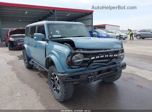 1FMEE5DP6PLB59668 2023 FORD BRONCO Blue წინა ხედი