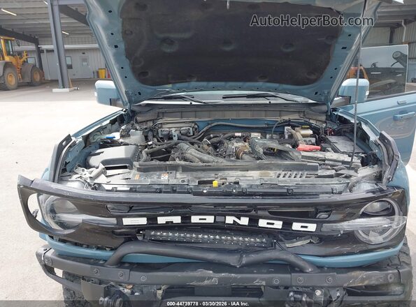1FMEE5DP6PLB59668 2023 FORD BRONCO Blue უკანა ხედი