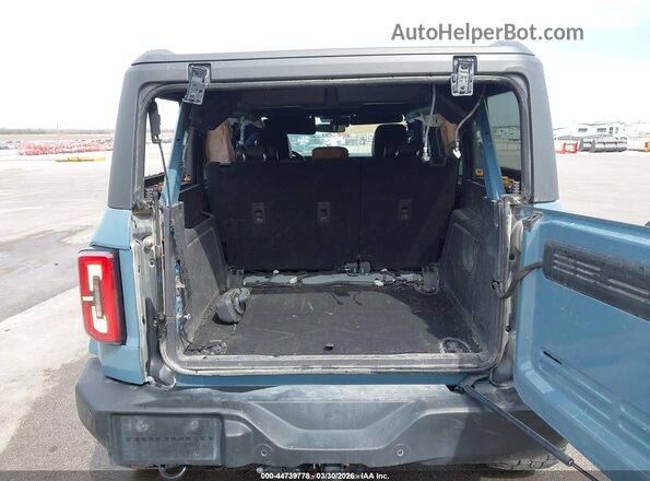 1FMEE5DP6PLB59668 2023 FORD BRONCO Blue ხელსაწყოთა პანელის ხედი