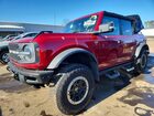 2021 Ford Bronco Base Red vin: 1FMEE5DP8MLB03971