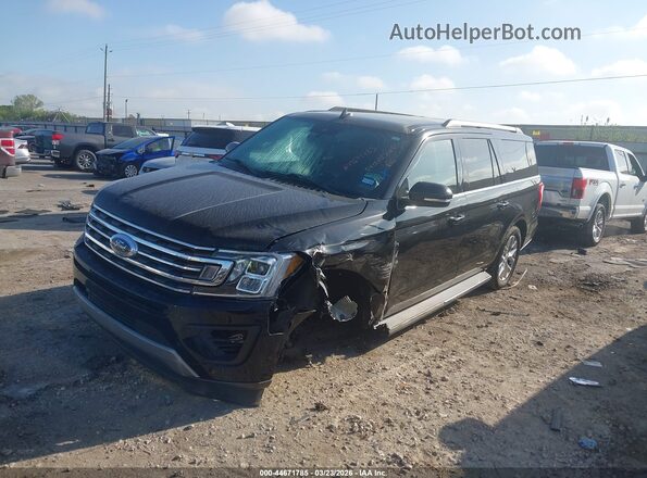 1FMJK1HT0MEA04153 2021 FORD EXPEDITION Черный Передняя левая четверть
