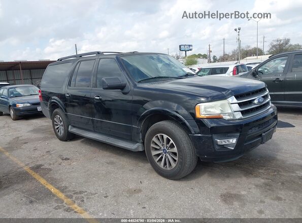 1FMJK1HT4GEF42598 2016 FORD EXPEDITION EL Black Սալոնի հետևի տեսք