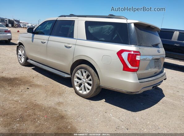 1FMJK1HT4JEA17600 2018 FORD EXPEDITION MAX Желто-коричневый Задняя левая четверть