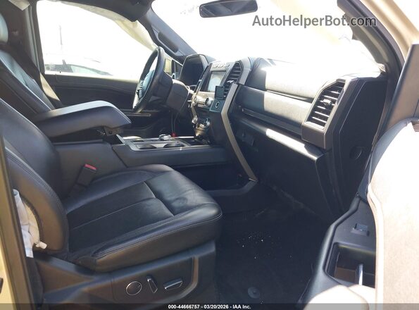 1FMJK1HT4JEA17600 2018 FORD EXPEDITION MAX Желто-коричневый Вид салона спереди