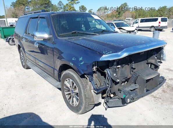 1FMJK1HT8GEF11970 2016 FORD EXPEDITION EL Blue Delantero derecho